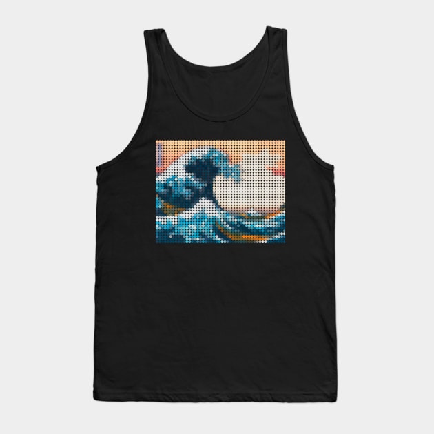 Great Wave Mosaic Tank Top by robotface